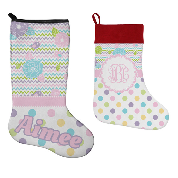 Girly Girl Stockings - Side by Side compare