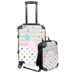 Girly Girl Kids 2-Piece Luggage Set - Suitcase & Backpack (Personalized)