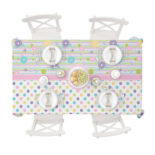 Girly Girl Tablecloths (58"x102") - TOP VIEW