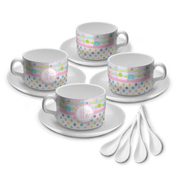 Girly Girl Tea Cup - Set of 4 (Personalized)