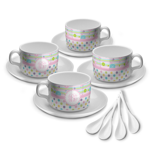 Girly Girl Tea Cup - Set of 4
