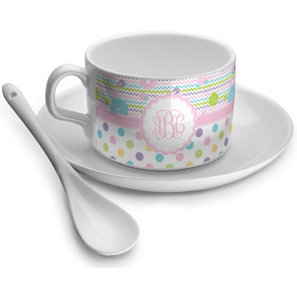 Custom Girly Girl Tea Cup - Single (Personalized)
