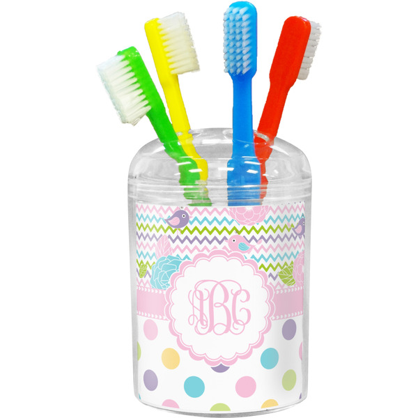 Custom Girly Girl Toothbrush Holder (Personalized)