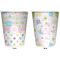 Girly Girl Trash Can White - Front and Back - Apvl