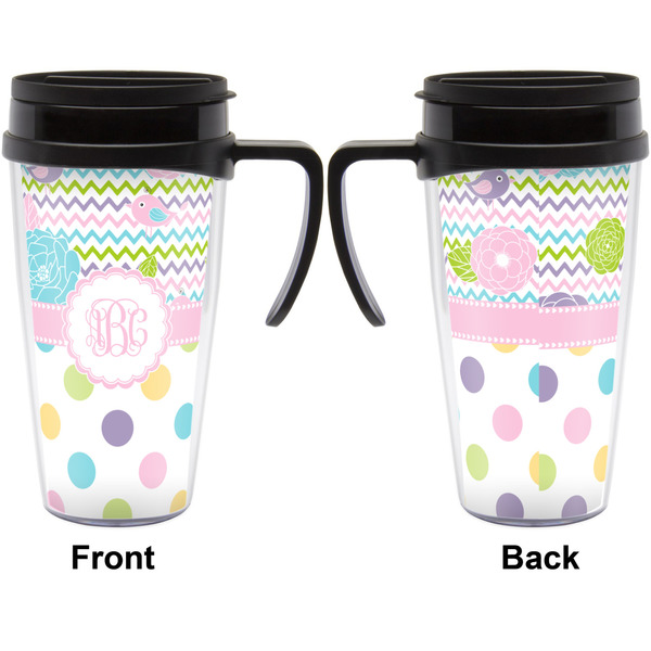 Girly Girl Travel Mug with Black Handle - Approval