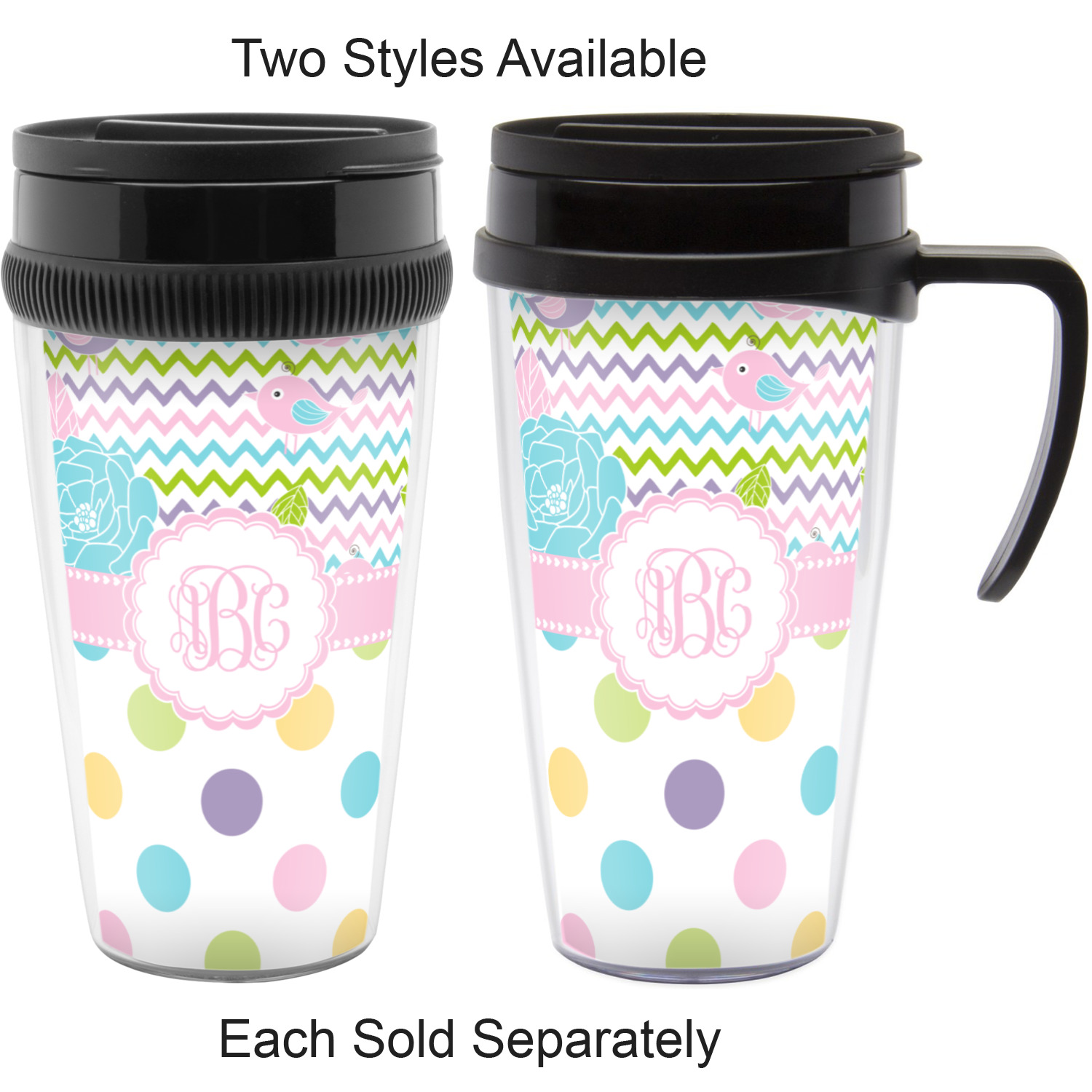 girly travel mug
