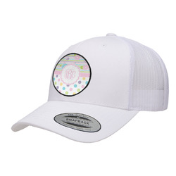 Girly Girl Trucker Hat - White (Personalized)