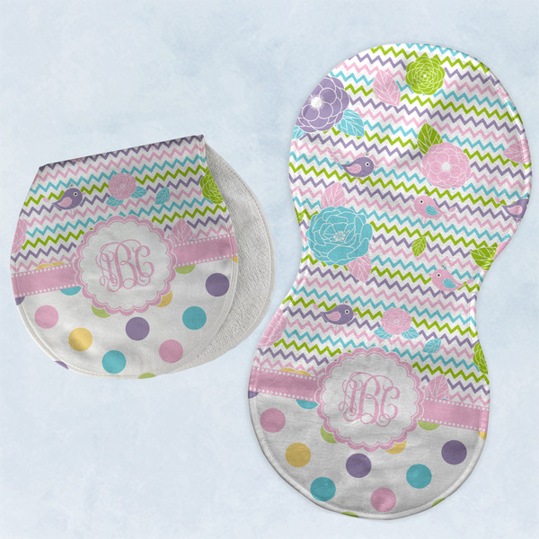 Girly Girl Two Peanut Shaped Burps - Open and Folded