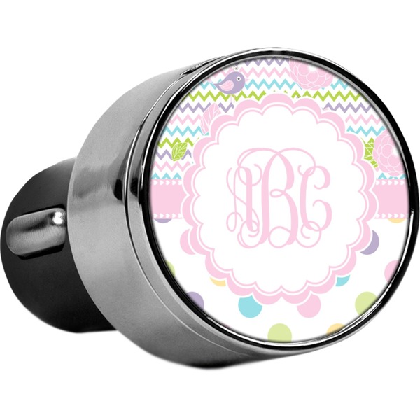 Custom Girly Girl USB Car Charger (Personalized)
