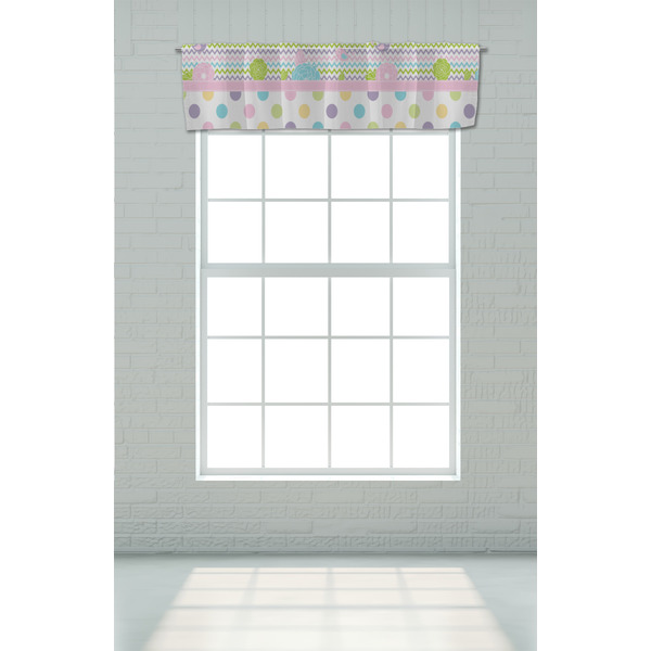 Girly Girl Valance - On window