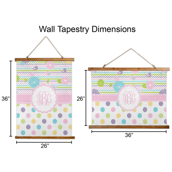 Girly Girl Wall Hanging Tapestries - Parent/Sizing