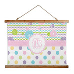 Girly Girl Wall Hanging Tapestry - Wide (Personalized)