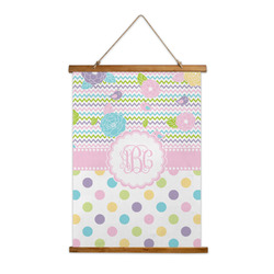 Girly Girl Wall Hanging Tapestry - Tall (Personalized)