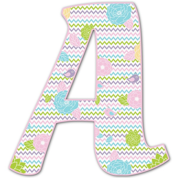 Custom Girly Girl Letter Decal - Large (Personalized)
