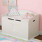 Girly Girl Wall Monogram on Toy Chest