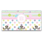 Girly Girl Wall Mounted Coat Rack (Personalized)