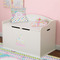Girly Girl Wall Name & Initial Small on Toy Chest