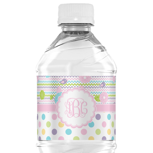Custom Girly Girl Water Bottle Labels (Personalized)