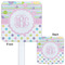 Girly Girl White Plastic Stir Stick - Double Sided - Approval