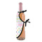 Girly Girl Wine Bottle Apron - DETAIL WITH CLIP ON NECK