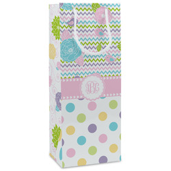 Girly Girl Wine Gift Bags - Gloss (Personalized)