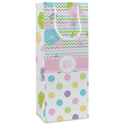 Girly Girl Wine Gift Bags - Matte (Personalized)