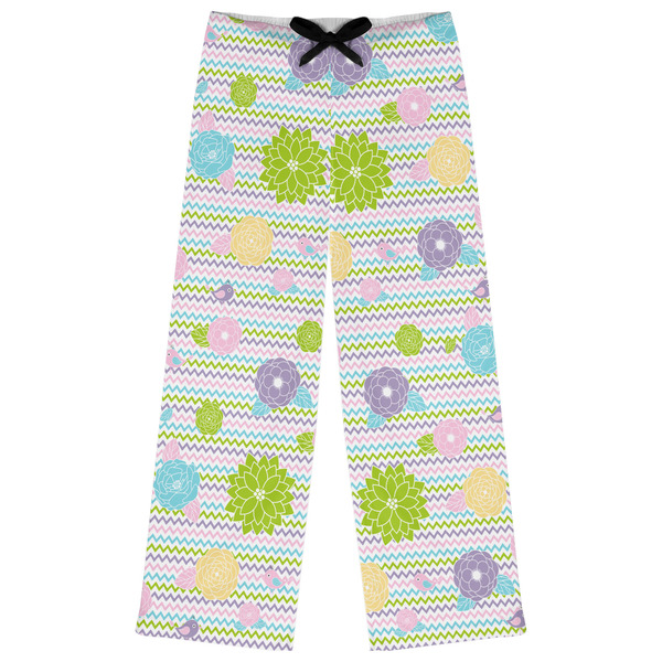 Custom Girly Girl Womens Pajama Pants - L