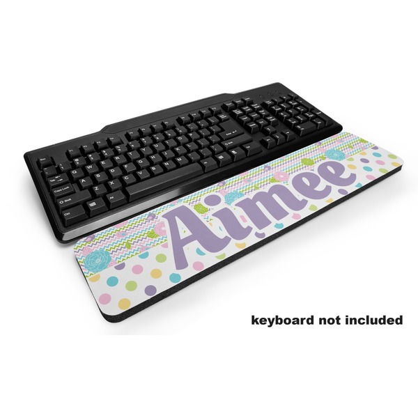 Custom Girly Girl Keyboard Wrist Rest (Personalized)