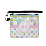 Girly Girl Wristlet ID Case w/ Monogram