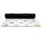 Girly Girl Yoga Mat Rolled up Black Rubber Backing