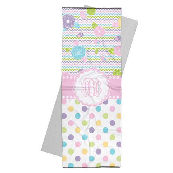 Custom Girly Girl Yoga Mat Towel (Personalized)