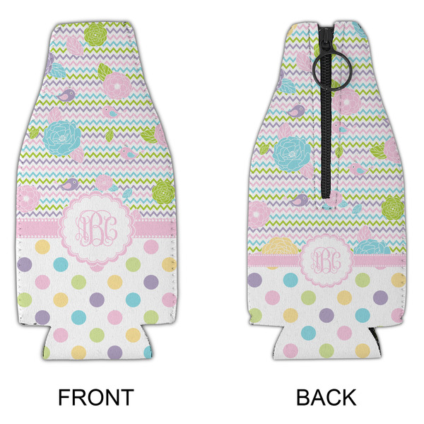 Girly Girl Zipper Bottle Cooler - APPROVAL