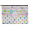 Girly Girl Zipper Pouch Large (Front)