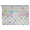 Girly Girl Zipper Pouch - Large - 12.5"x8.5" (Personalized)