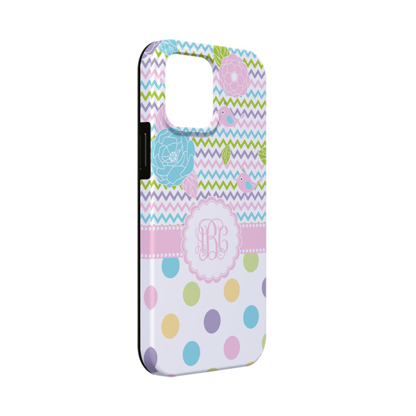 Custom Girly Girl iPhone Case - Rubber Lined - iPhone 13 Mini (Personalized)
