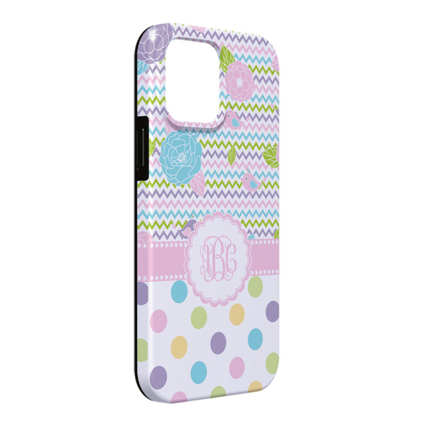 Custom Girly Girl iPhone Case - Rubber Lined - iPhone 13 Pro Max (Personalized)