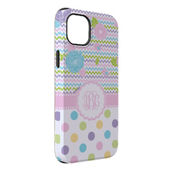 Girly Girl iPhone Case - Rubber Lined - iPhone 14 Plus (Personalized)
