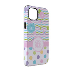 Girly Girl iPhone Case - Rubber Lined - iPhone 14 Pro (Personalized)