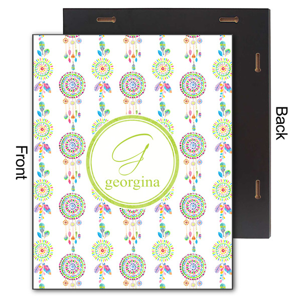 Dreamcatcher 11x14 Wood Print - Front & Back View