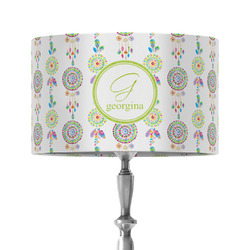 Dreamcatcher 12" Drum Lamp Shade - Fabric (Personalized)