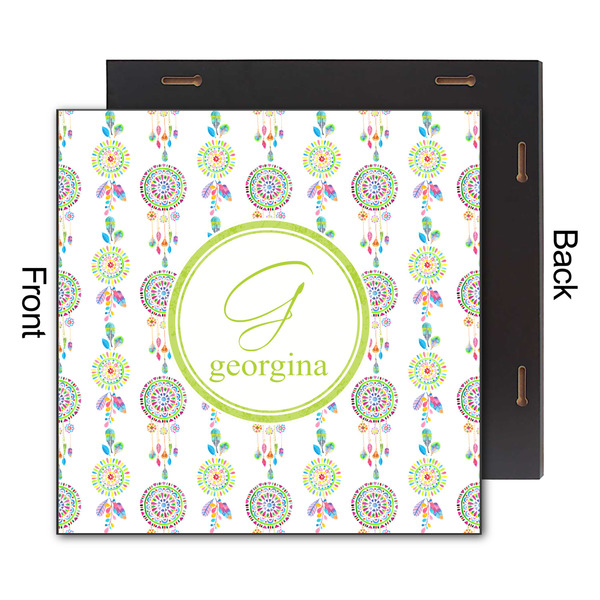 Dreamcatcher 12x12 Wood Print - Front & Back View