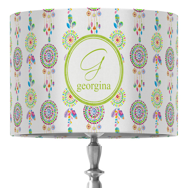 Custom Dreamcatcher 16" Drum Lamp Shade - Fabric (Personalized)