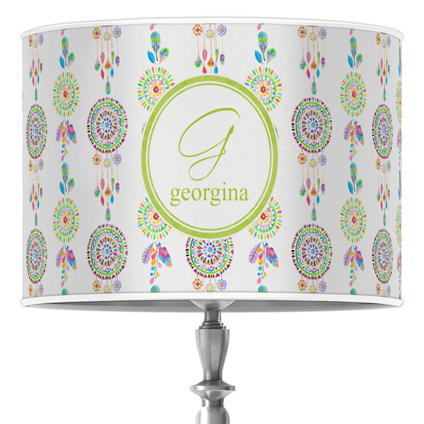 Custom Dreamcatcher 16" Drum Lamp Shade - Poly-film (Personalized)