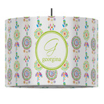Dreamcatcher 16" Drum Pendant Lamp - Fabric (Personalized)