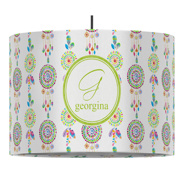 Custom Dreamcatcher Drum Pendant Lamp (Personalized)