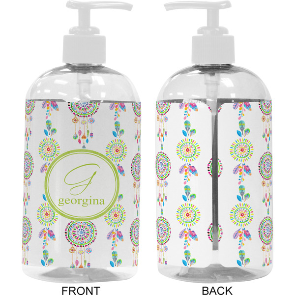 Dreamcatcher 16 oz Plastic Liquid Dispenser- Approval- White
