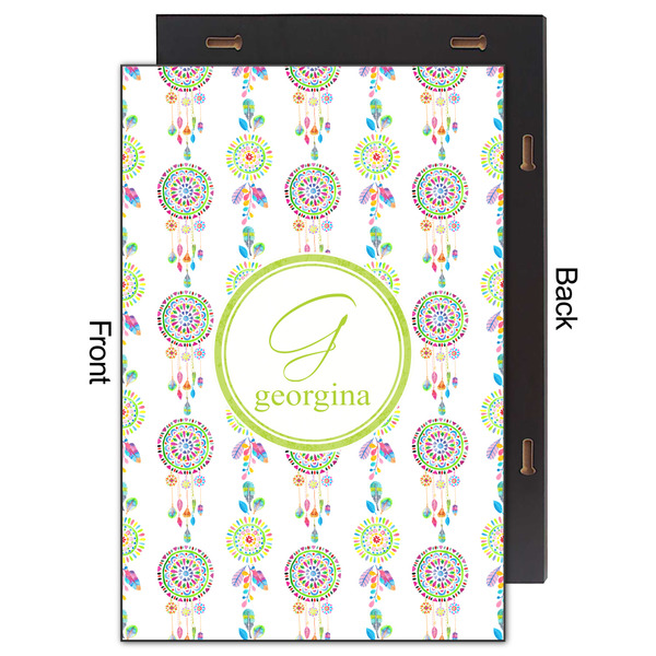 Dreamcatcher 20x30 Wood Print - Front & Back View