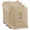 Dreamcatcher 3 Reusable Cotton Grocery Bags - Front View