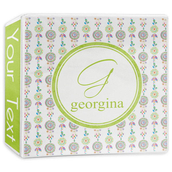 Custom Dreamcatcher 3-Ring Binder - 3 inch (Personalized)