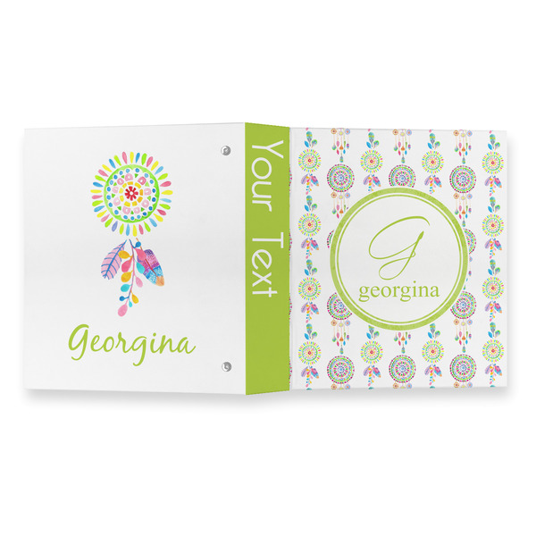 Dreamcatcher 3 Ring Binders - Full Wrap - 1" - OPEN OUTSIDE